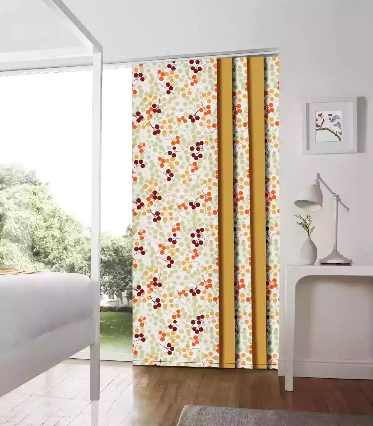 Berries Orange Panel Blind