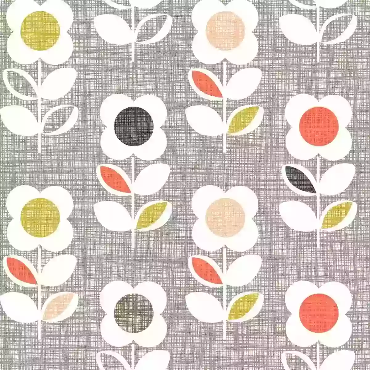 Retro Flower Panel Blinds