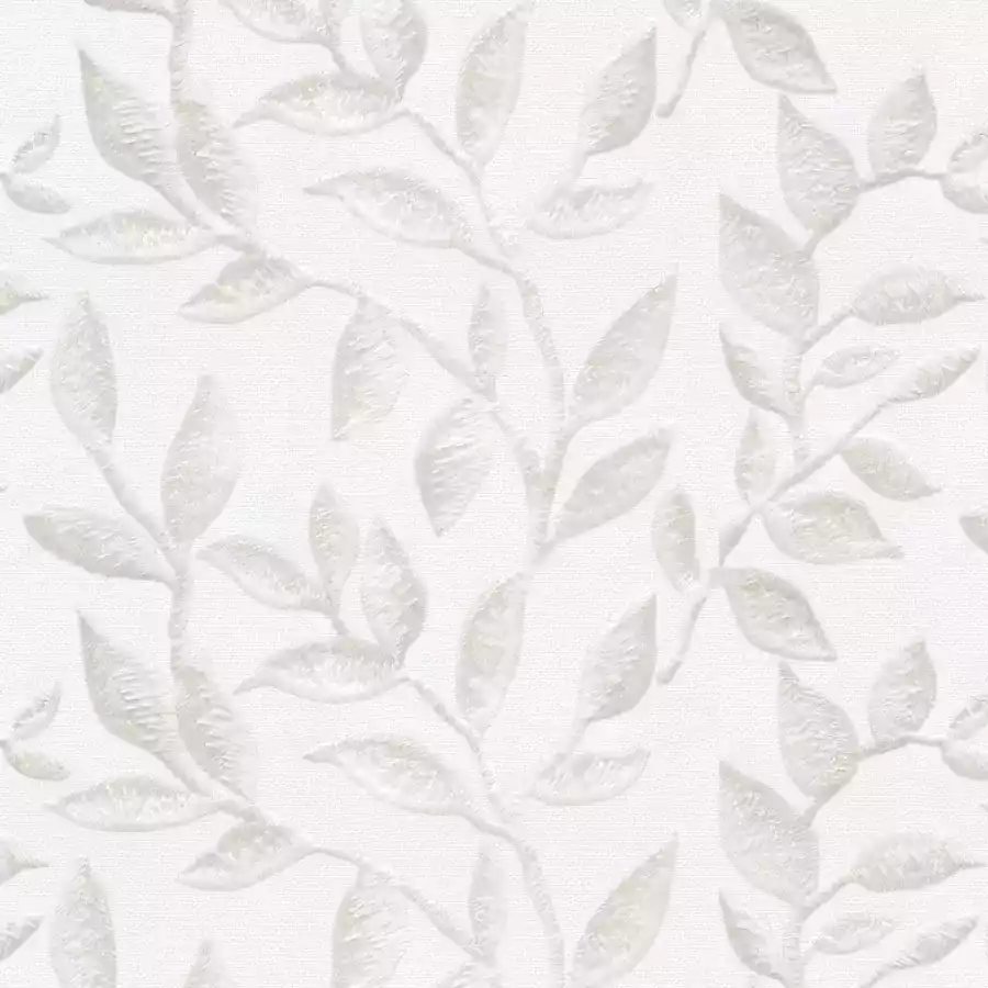 Leaves Porcelain Roman Blind